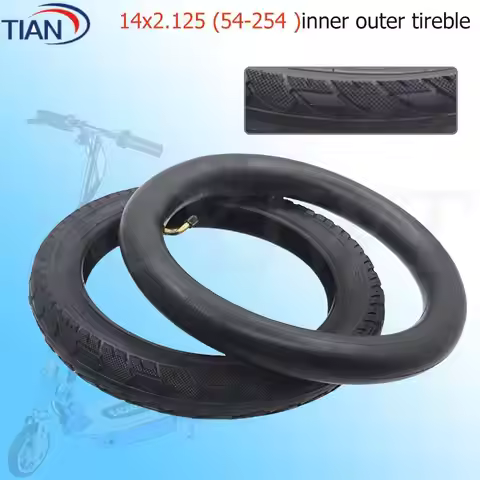 14x2.125 Tire 57-254 Tyre Inner Tube for 14'' Electric Vehicle Pneumatic Wheel Tyre 14* 2.50 / 14x2.