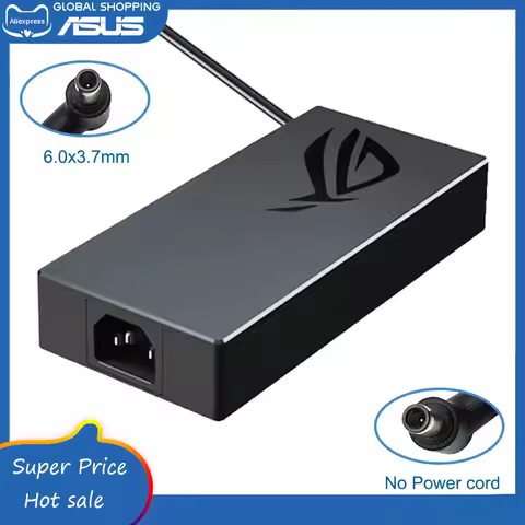 ADP-200JB D 20V 10A 6.0x3.7mm AC Adapter Laptop Charger For Asus ROG Zephyrus GA503QS GA503QR GA503Q