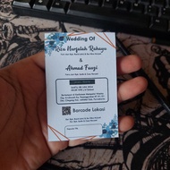 MINI INVITATION 9 X 6 CM FOR WEDDINGS CIRCUMCISION/ REVIEW AND OTHERS AS IT