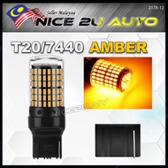 2pcs Super Bright 144Led T20 LED Brake Signal Tail Light Bulb 144smd LED 12V 1156 1157 7440 7443