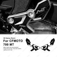 For CFMOTO 700 MT 700MT 700mt Motorcycle Accessories 3D Resin Motorcycle Radiator Guard Sticker