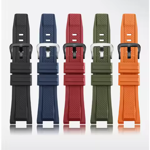 Rubber Watch Band For G-SHOCK MTG-B1000 GST-210/W300/400G/B100/S110/410 Silicone Strap 26mm Waterpro