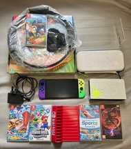 switch splatoon 3 主機 （OLED款式）+ 5隻Game
