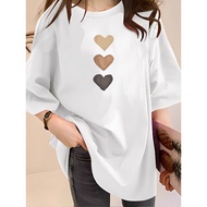 1XL-5XL 2C107 T hirt Women T shirt Blouse T shirt Plus Size T shirt Women's Celebrity Leisure Women 