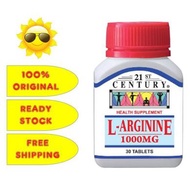 21st CENTURY L ARGININE 1000mg 30's