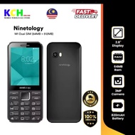 Ninetology M1 Dual Sim [64MB+512MB 2.8"Inch 820mAh 3MP] Set Keypad Phone Old Man Classic Phone Telef