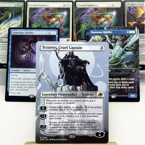 EOE HOLO15-Ⅰ01 Tcg proxy magic cards Tezzeret, Cruel Captain Quantum Riddler Evendo, Waking Haven Ou
