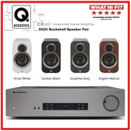 Cambridge Audio CXA61 + Q Acoustics 3020i (Pair )+ Free Gift