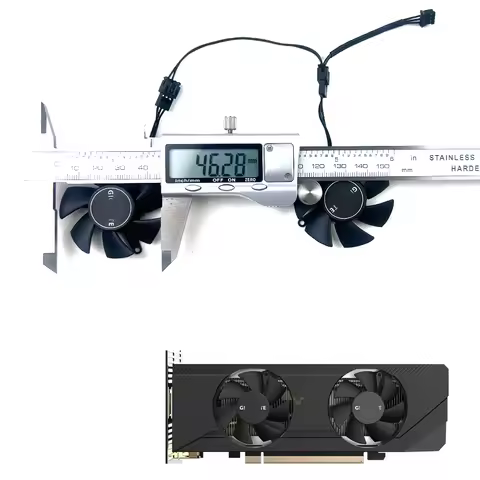 Original Cooling Fan 46mm 3pin GA51S2H 0.18A AMD RX6400 GPU FAN For Gigabyte RX 6400 D6 LOW PROFILE