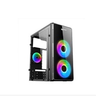 MMA MA890  Pc Case MATX Temperes Glass side Panel