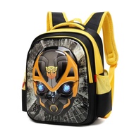 Elementary School Bag 12 Children Transformers Bumblebee Grade 1-3 Kindergarten Boys 6 Years Old Bac