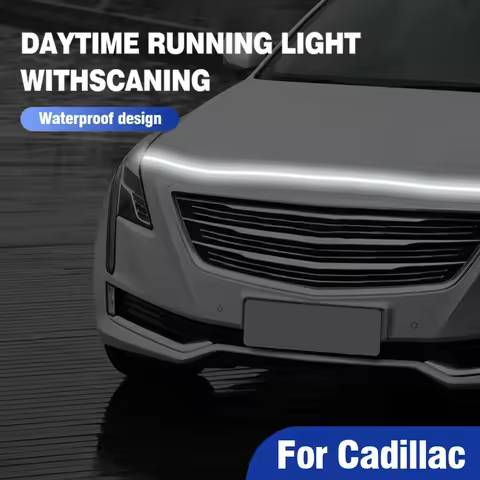 For Cadillac CTS ATS SRX BLS XLR XTS STS XT4 CT4 XT5 CT5 XT6 12V Scan Starting Car Hood Light Strip 