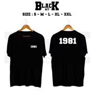 1981 YEAR OF BIRTH T-SHIRT / T-SHIRT 1981