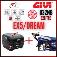 Honda EX5 DREAM HIPOWER HP GIVI HRV HEAVY DUTY MONO RACK MONORACK J TAPAK REAR BOX REAR BOX Luggage RACK B32N E250N