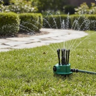 [yuksok] Automatic Whirling Sprinkler Easy to Install Multi Head Sprinkler for Yard