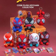 Spider-Man COSBI Plush Keychain Collection Plush Pendant Blind Box Marvel Venom Gwen Myers