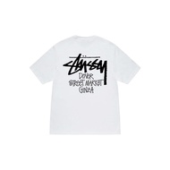 Top Version Stussy Stussy x DSM Ginza Back English Letter Printed logo Round Neck Short Sleeve 25ss 