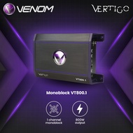 Venom New Vertigo Series VT 800.1 Monoblock Car 800W