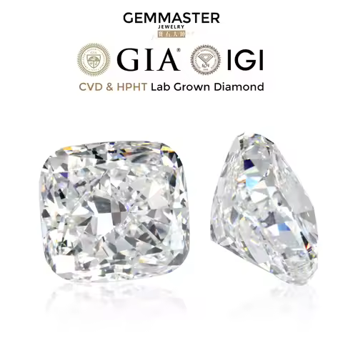 Cushion Cut Lab Grown Diamond With IGI GIA certificate Customized Jewelry 0.5ct 1ct Loose Diamond Re