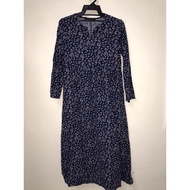 PRE LOVED ZANZEA DRESS DARK BLUE