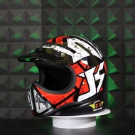 Helm Js Cakil Original Sni full Face Cakil Retro