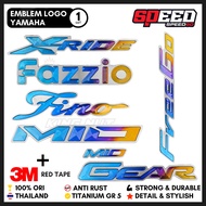 YAMAHA Probolt Titanium Emblem Logo Gearyamaha mio Mio M3 Fino 125 Fazzio Freego XRide King Nut Proj