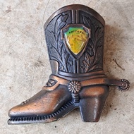 Vintage Arizona America Souvenir Cowboy Shoes Full metal