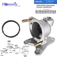 25630-03010  Aluminum Toma Agua Thermostat Housing Water Intake O-Ring For Hyundai Kia Grand i10 i20