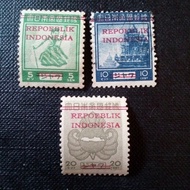 perangko kuno klasik rare nippon CT republik Indonesia mint used
