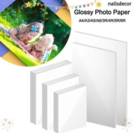 YUSENS Glossy Photo Paper, 100/20sheets A4 3R 4R 5R 6R A5 A6 Inkjet Printing Photo Paper, Quick Dry 