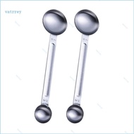 VA Professional Duals Sided Coffee Spoon 5ml And 15ml For Accurate Measurement Double Ended Teaspoon