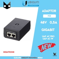 Ubiquiti Adapter PoE Gigabit 48v 0.5A Includes POE Power Adapter Cable