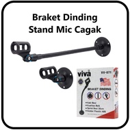 Braket Dinding Stand Mic Cagak Microphone Dinding VV - SMU