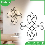 [Ababixa] Metal Candlestick Wall Candle Sconce Kitchen Iron Hanging Decorative Home