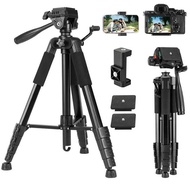 Fotopro188CM Camera for Canon Nikon Travel Tripod Stand with 3-Way Head Phone Holder Carry Bag DIGI-