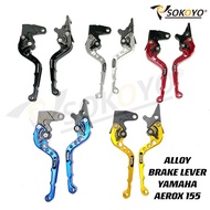 1 Pair CNC Alloy Aerox v1 v2 Brake Lever Adjustable motorcycle accessories