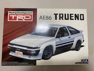 1/24 Aoshima TRD AE86 Trueno 模型車套件