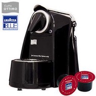 《OTTIMO》膠囊咖啡機-高雅黑+100顆Lavazza咖啡膠囊(紅色)