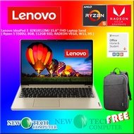LAPTOP LENOVO IDEAPAD 3 82KU01J2MJ RYZEN 5 R5 5500U,8GB,512GB SSD,15.6" FHD, W11, H&S 2 Yrs OPI