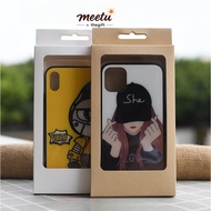 Phone Phone Case Packaging Box+Transparent Holder/iPhone Protective Case Paper Box/Kraft Paper Box P