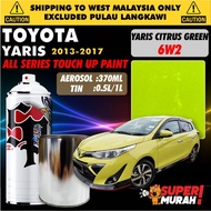 TOYOTA YARIS GEN 3 2013-2017 🚗 DIY Touch Up Paint Aikka Spray 370ml 0.5L 1L Cat Spray Kereta Toyota 