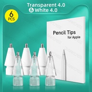 Pencil Tip For Apple Pencil 1st / 2nd / Pro Generation Double Layer Transparent Thin Tips For iPad S