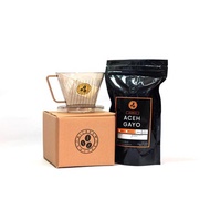 V Dripper Coffee Package + 250 Gram Arabica Coffee