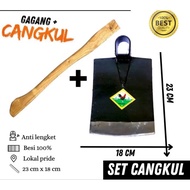 Rooster Brand Hoe and Wooden Handle Hoe Non-Stick Hoe Doran Agricultural Tools Project Gardening Far