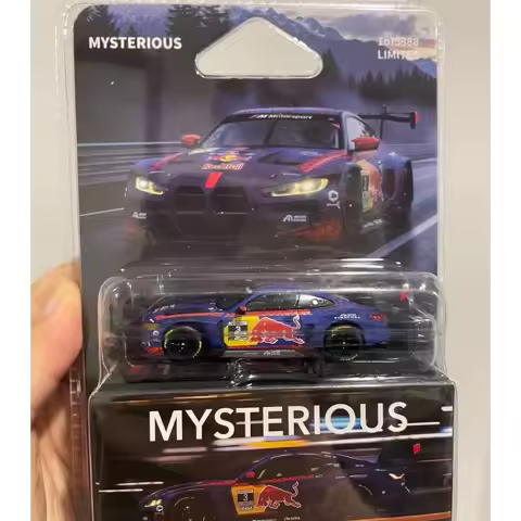 Mysterious MY 1:64 BMW M4 GT3 Red Bull Verstappen Alloy Diecast Car Model