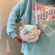 Readystock cute plush doll JK handbag Lolita messenger bag fortune cat fb33005