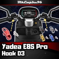 Yadea E8S Pro Hook D3 Heavy Duty Premium Durable Quality Hanger for Helmet Handle Bar Mount Holder C