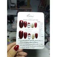 Real Gel Nails 1 Christmas E Free Glue + File