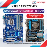 Gigabyte Z77P-D3 / Z77-HD3 / Z77-D3H / Z77-DS3H / Asus P8Z77-V LX Socket 1155 DDR3 Z77 Motherboard H