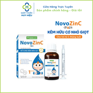 [mẫu mới] Kẽm cho bé Novocare - Novozinc bổ sung kẽm hữu cơ cho bé từ 6 tháng tuổi lượng uống ít khô
